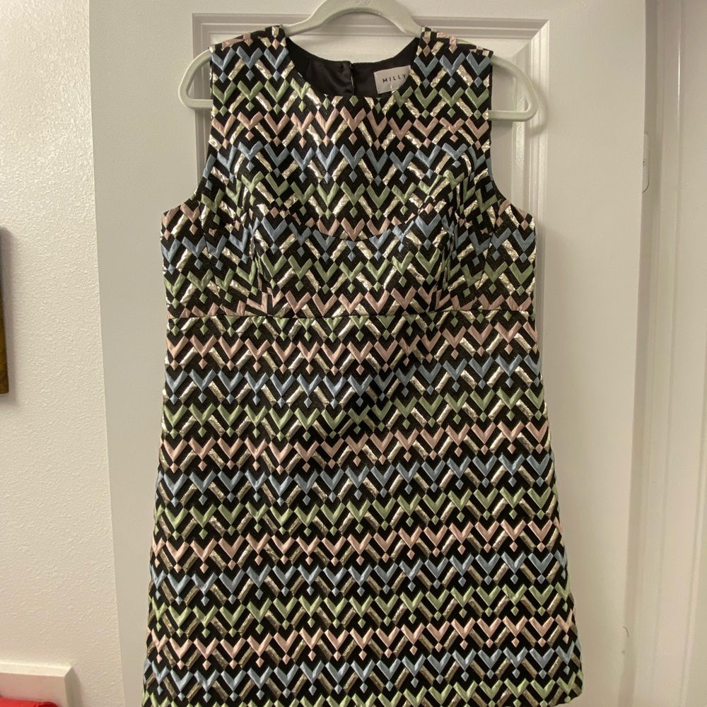 NWT Milly Festive Mini Shift Dress size 12